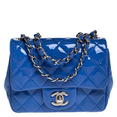 chanel mini flap bag blue|Chanel Mini Bags & Flap Bags On Sale .